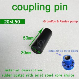 Grundfos&Pentair pump Coupling pins and circlips ∅20mmxL50mm