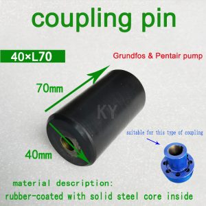 Grundfos pump &Pentair pump Coupling pins and circlips ∅40xL70mm